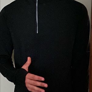 Lululemon off center quarter zip-like new!